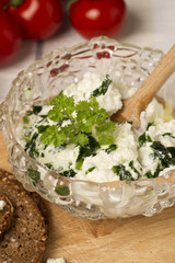 Quark mit Bärlauch