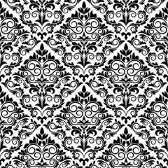 Damask floral seamless