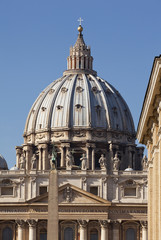 Naklejka premium Dome of St peters, Rome