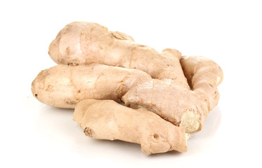 Ginger isolated on white