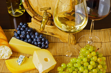 Wine and cheese
