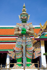 Naklejka premium Guardian of temple