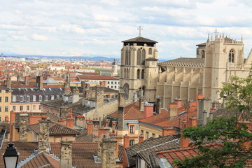 Fototapeta premium Widok na Lyon