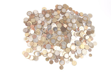 Pile of coins