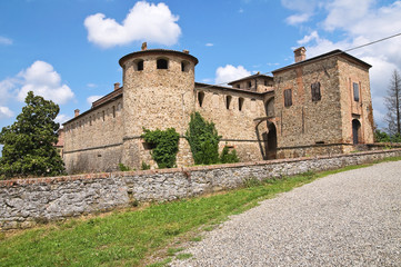 Fototapeta na wymiar Castle of Agazzano. Emilia-Romagna. Italy.