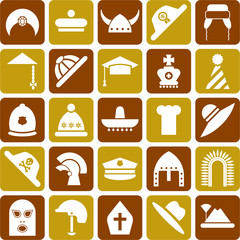 different types of hats