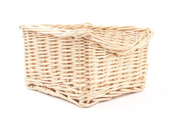 Obraz premium empty wooden basket