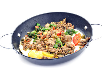 Pork with black pepper