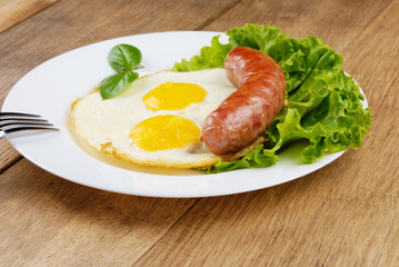 Fried eggs