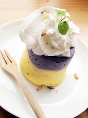 Sweet potato and pumpkin cake