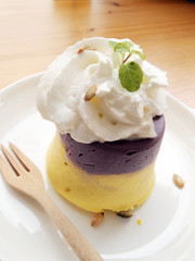 Sweet potato and pumpkin cake