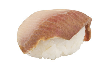 closeup of a young yellow-tail sushi
