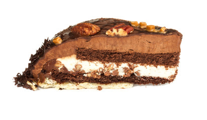 Piece of chocolate cake