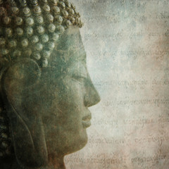 Buddha grunge style Background