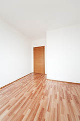 empty room with door