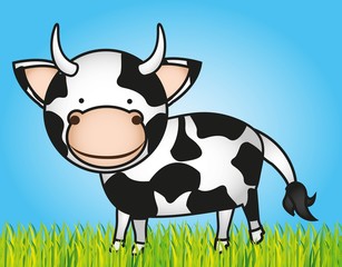 cute cartoon cow