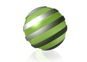 Glassy design element