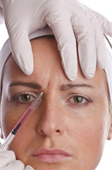 Naklejka premium cosmetic injection
