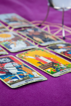 Tarot cards with the crystal ball (5).