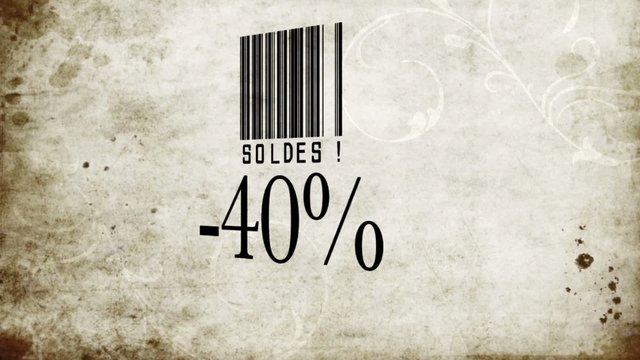 vid&eacute;o soldes -40%