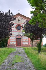 Fototapeta na wymiar St. Antonio Abate Kościół. Statto. Emilia-Romania. Włochy.