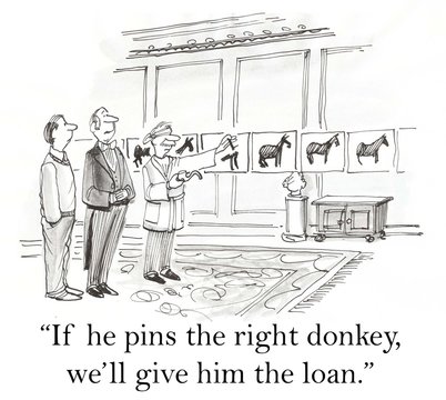 Pin the donkey