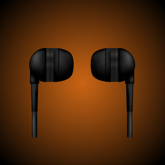 Vector earphone. Eps10