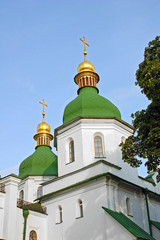 Fototapeta na wymiar Saint Sofia katedra i dzwonnica, Kijów, Ukraina