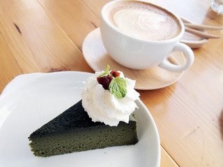 Dark Green Tea Cake