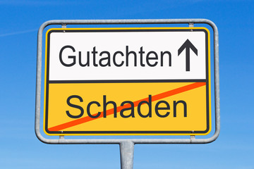 Schaden und Gutachten