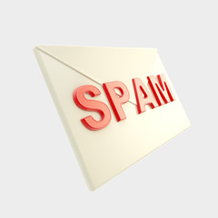 Spam letter icon symbol isolated