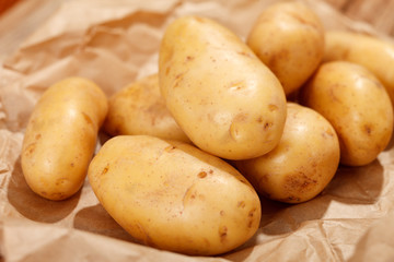 fresh potatoes