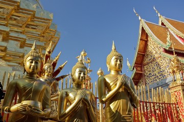 buddha statue and temple