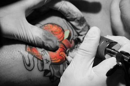 Making of tattoo