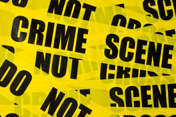 Police tape background