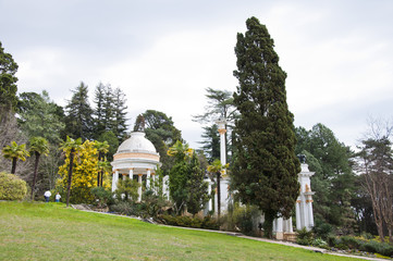 The park arboretum
