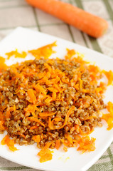 Buckwheat porridge with carrots