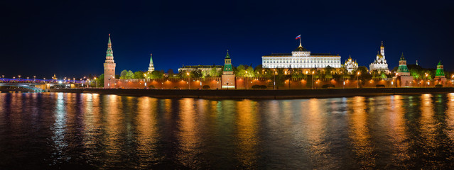 Panorama of Kremlin in Moscow