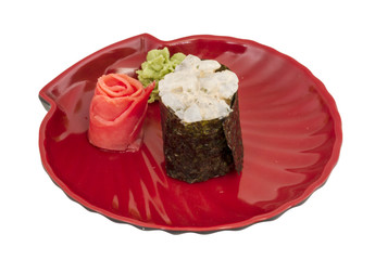 Japanese squid sushi
