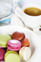 Espresso and macaroons