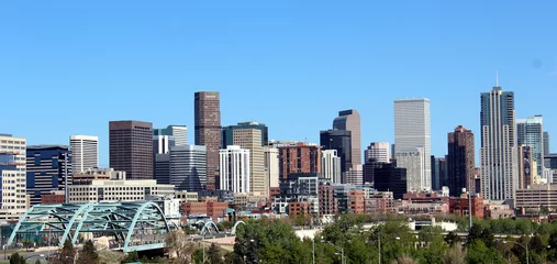 Foto op Canvas Denver City Skyline © tkreykes
