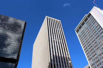 Obraz premium Downtown City Skyscrapers