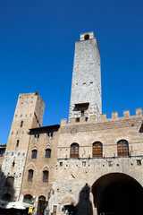 Fototapeta premium San Gimignano towers, Tuscany, Italy