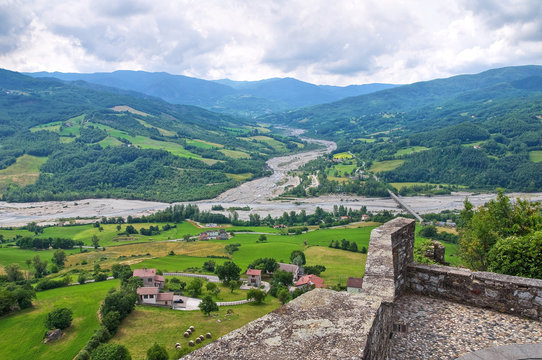 Castle of Bardi. Emilia-Romagna. Italy.
