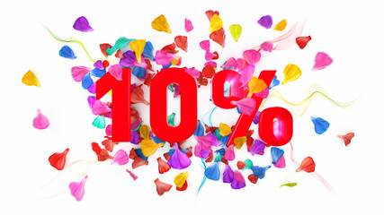 Fototapeta premium 10 percent off