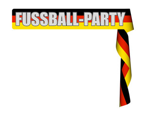 Fototapeta premium Band srg rore Fussball-Party