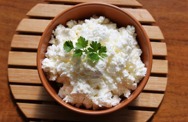 Cottage cheese with spices