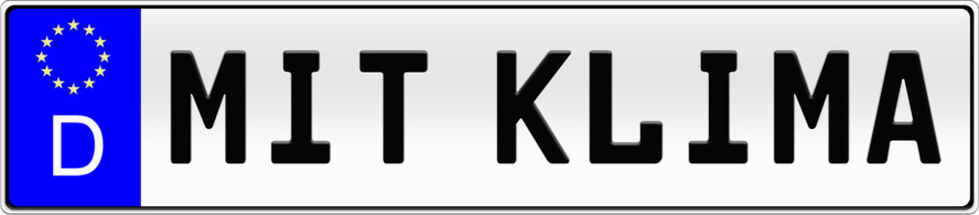 Kennzeichen "MIT KLIMA"