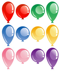 colorful balloon set
