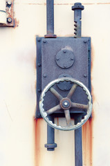 rusty industrial lock